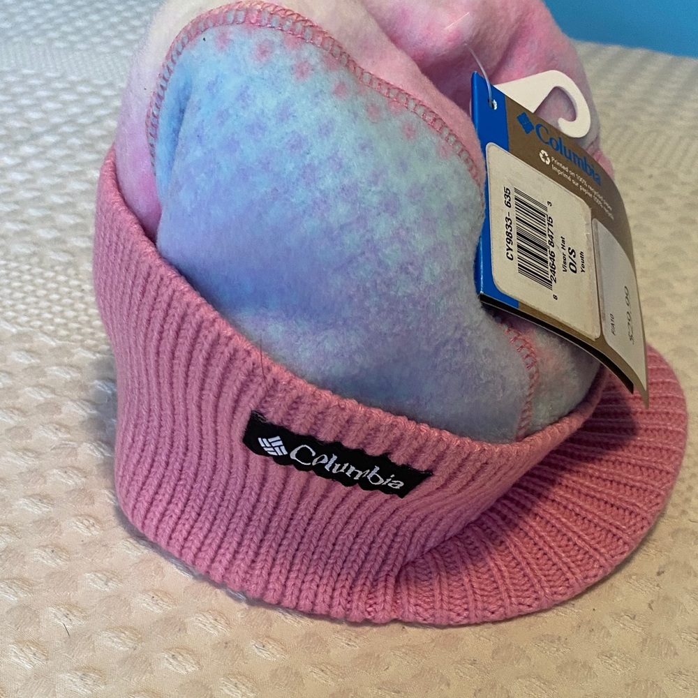 Columbia GIRLS Multicolor VISOR HAT YOUTH - Picture 2 of 7